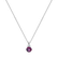 Diamond necklace with Rhodolite Diamara3