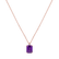 Diamond necklace with Amethyst Carlotta4