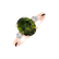 Diamond ring with Tourmaline Ivy Elegance4