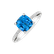 Diamond ring with Topaz Melody Harmony4