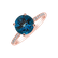 Diamond ring with Topaz Bethy4