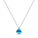 Diamond necklace with Topaz Bethy4