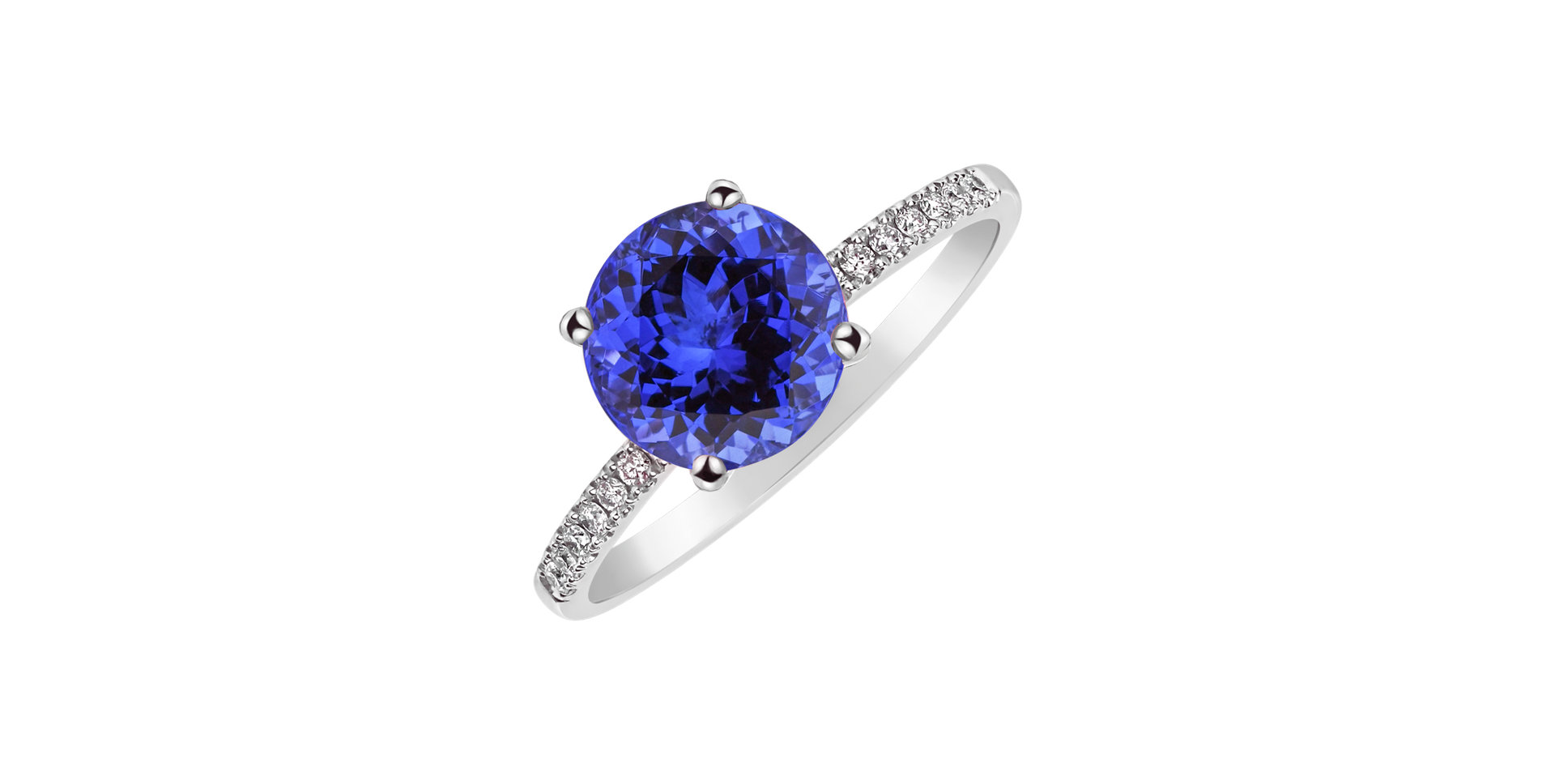 Diamond ring with Tanzanite Bethy