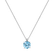 Diamond necklace with Topaz Bethy4
