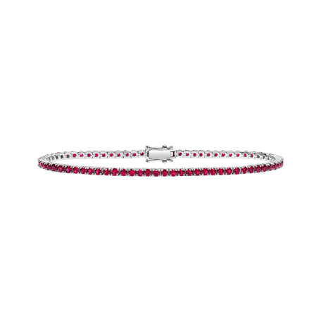Bracelet with Ruby Infinite Glow