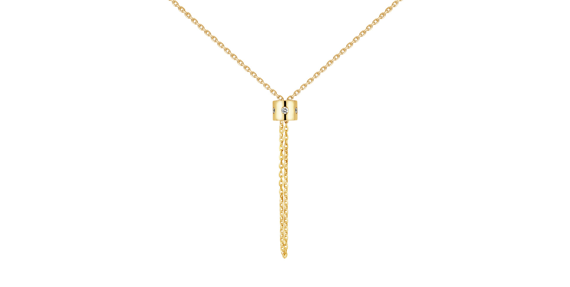 Diamond necklace Ring of Unity