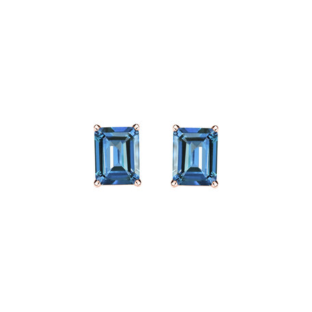 Earrings with Topaz Thostra