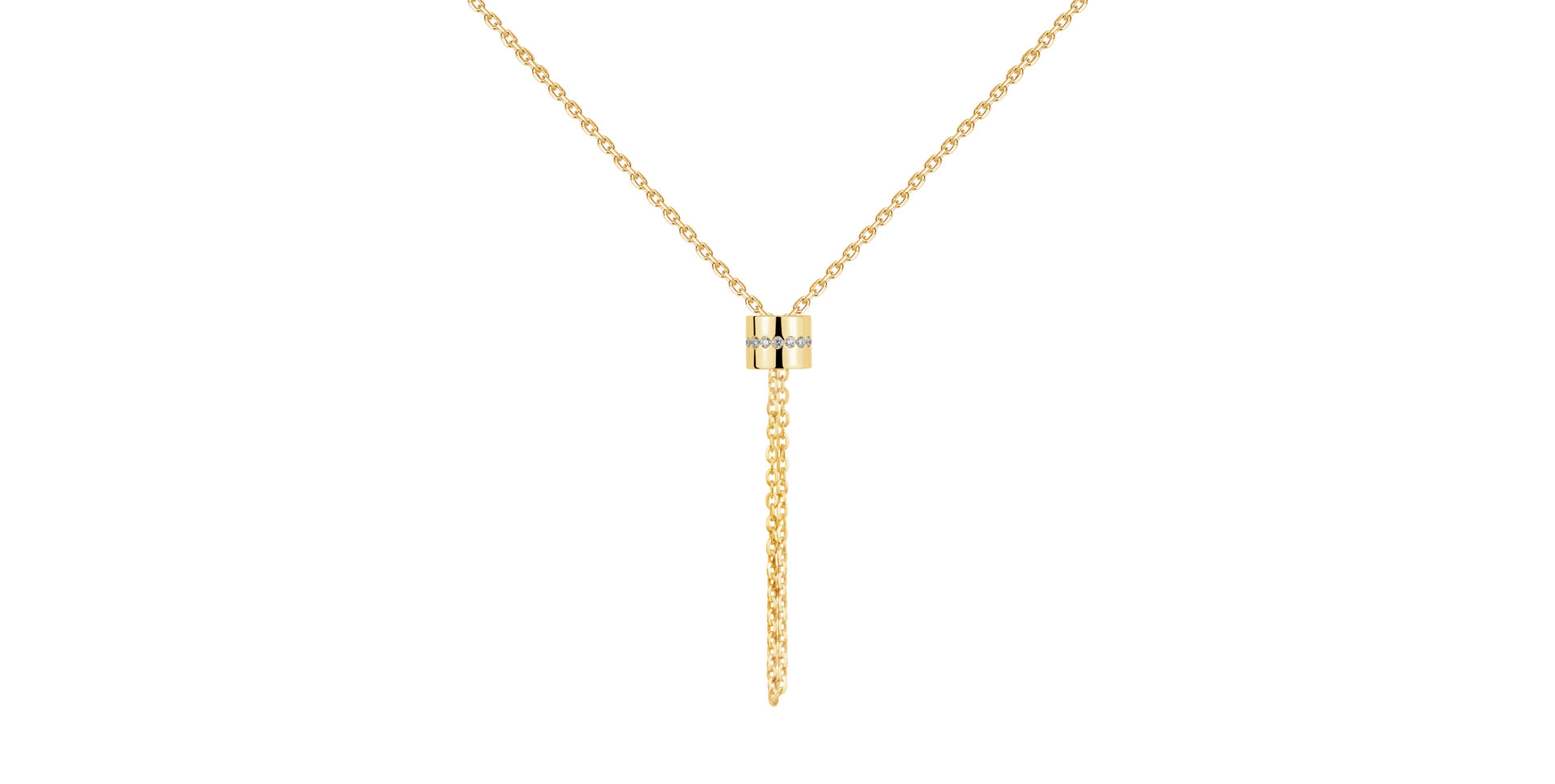 Diamond necklace Infinity Circle