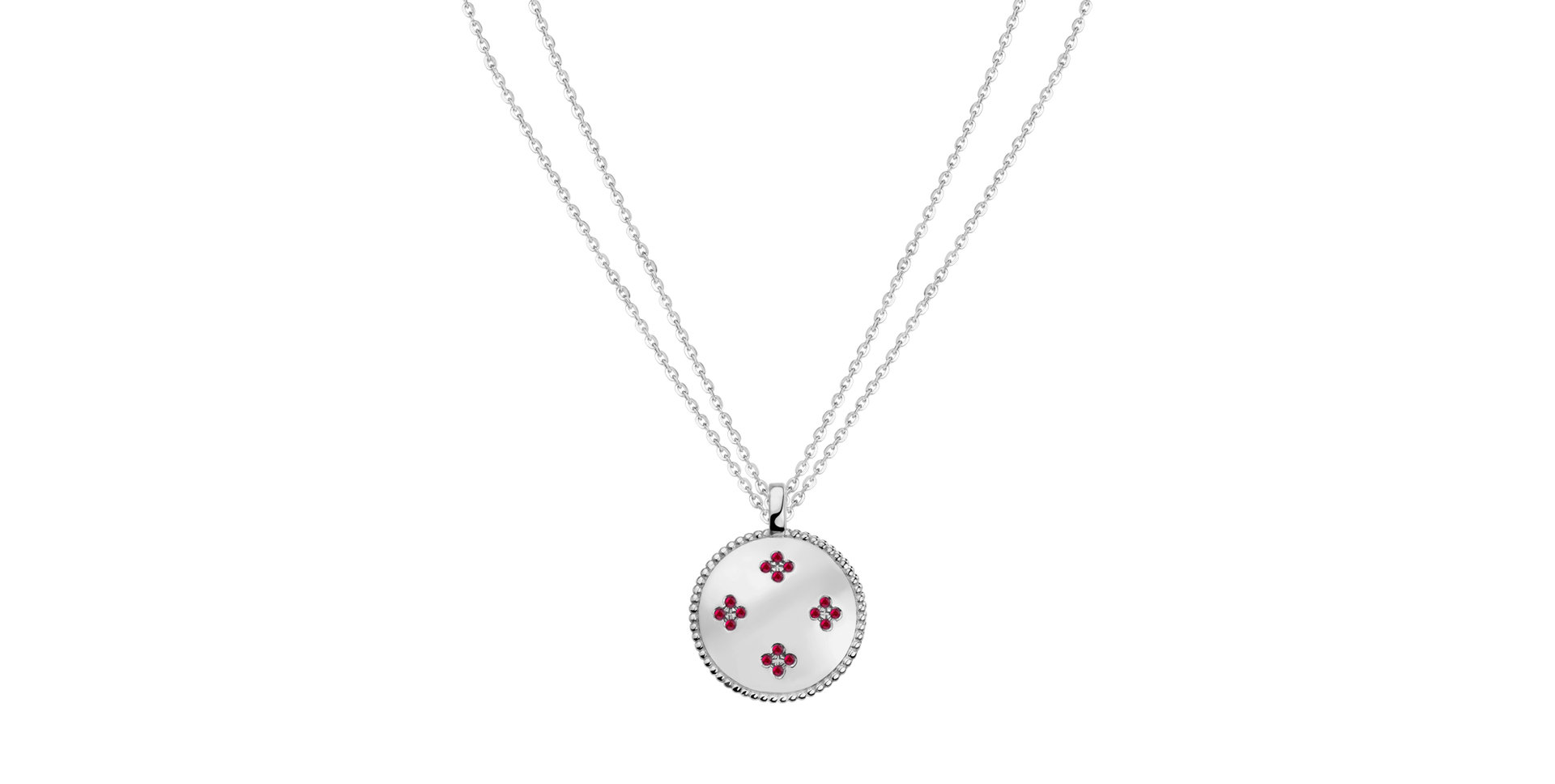Necklace with Rubies Aveline
