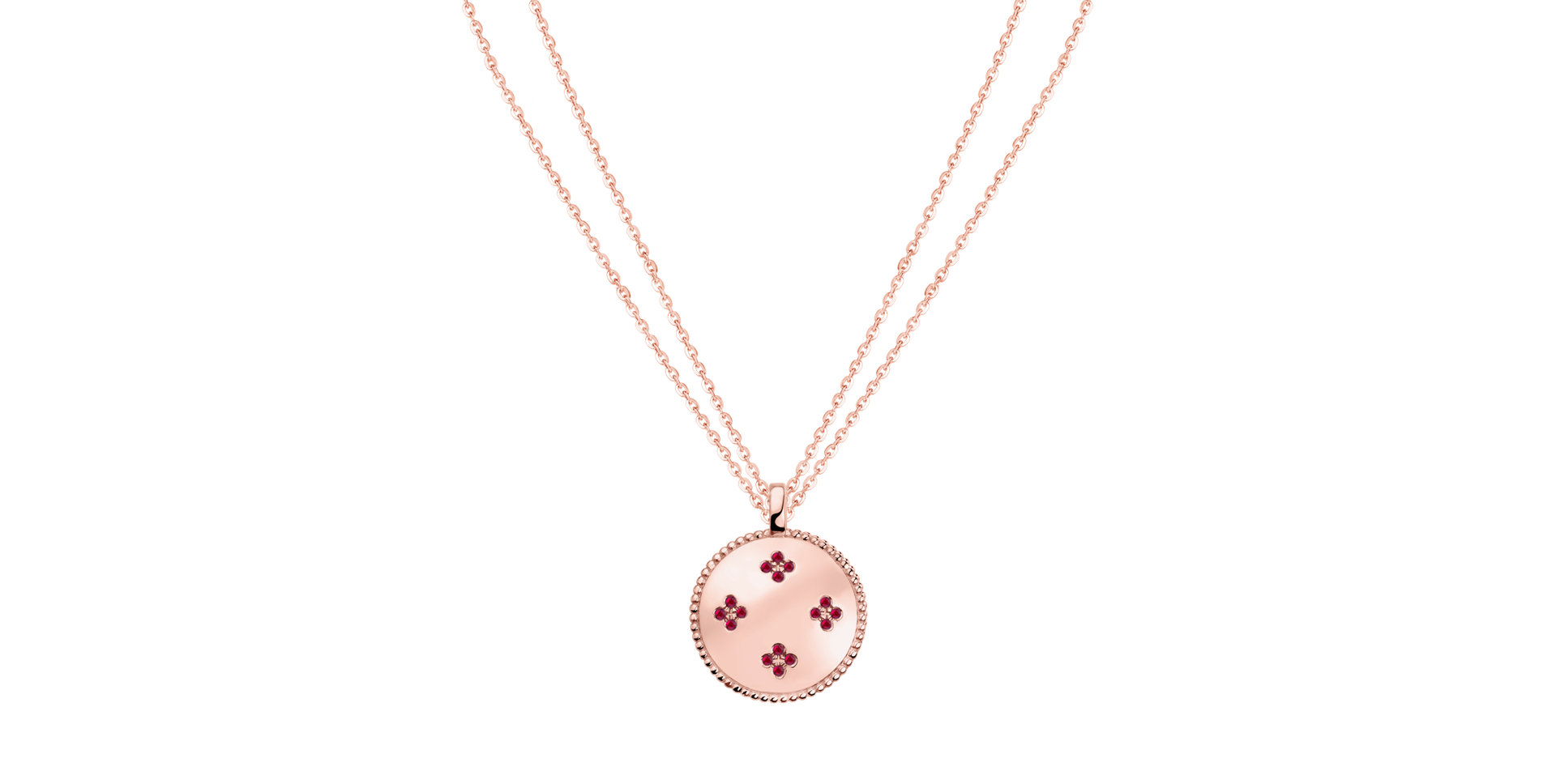 Necklace with Rubies Aveline