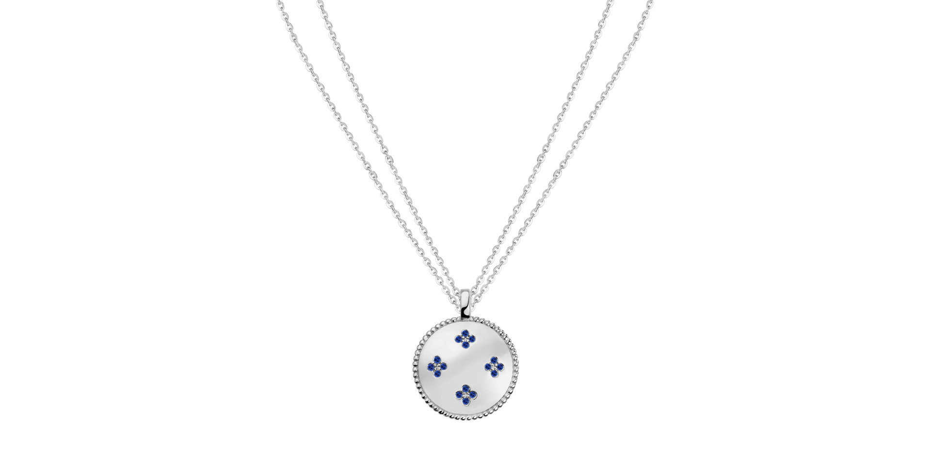 Necklace with Tanzanites Aveline