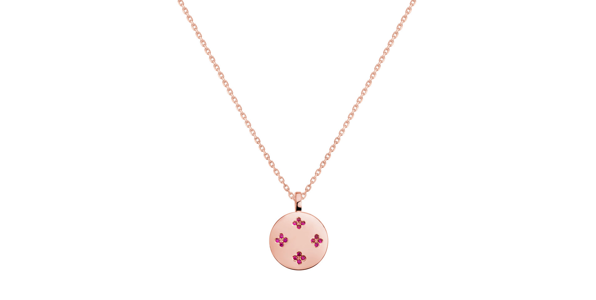 Necklace with Rubies Aveline