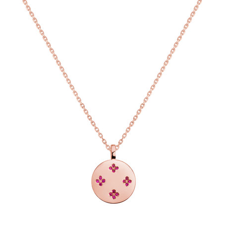 Necklace with Rubies Aveline