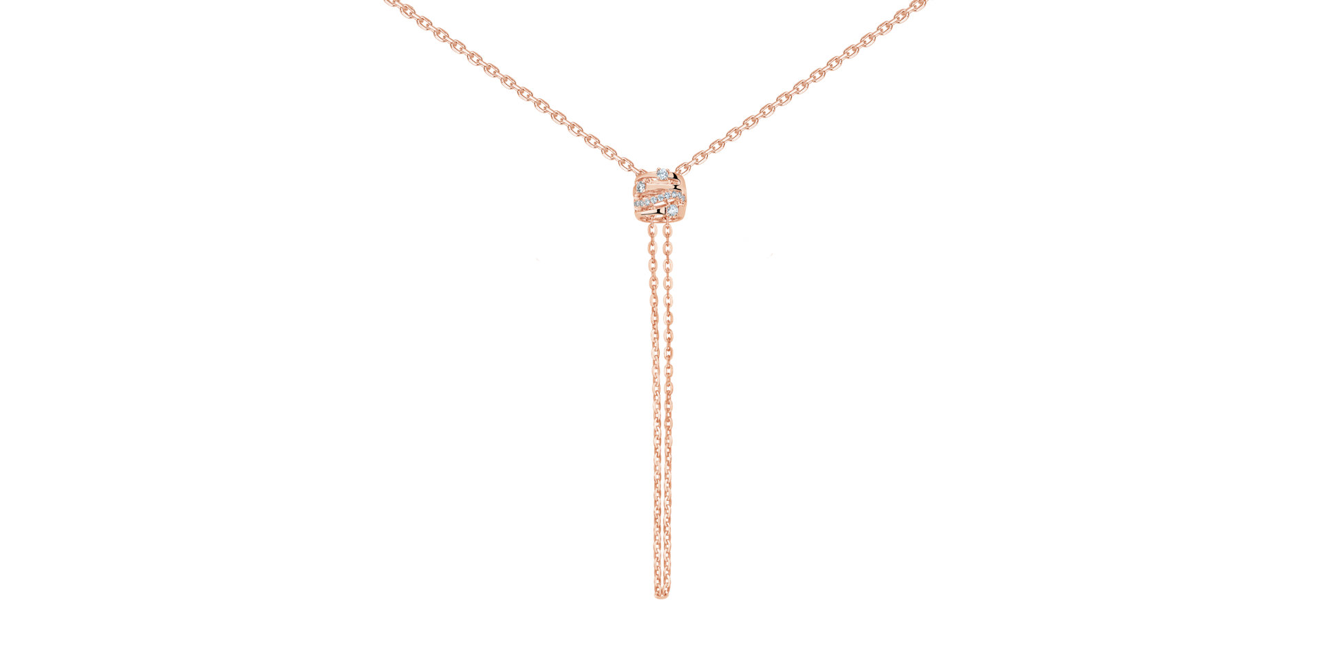 Diamond necklace Golden Verse