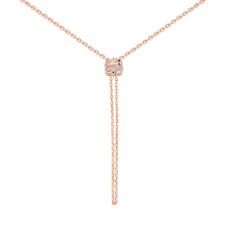 Diamond necklace Golden Verse