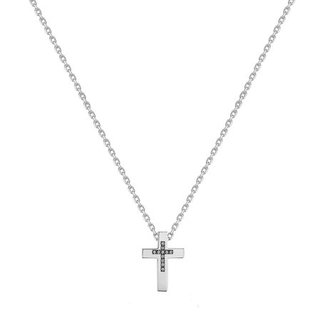 Diamond necklace Cross