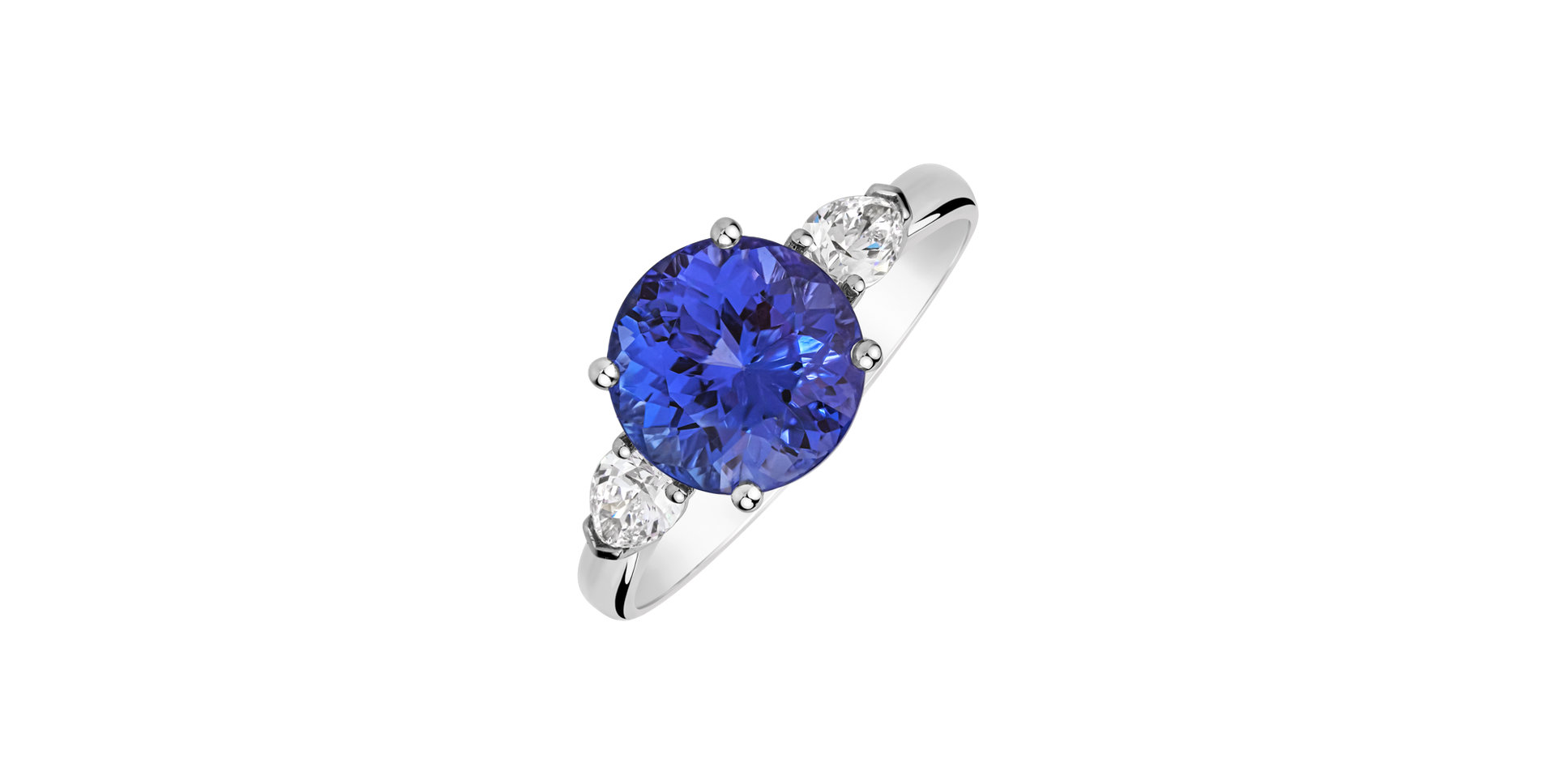 Diamond ring with Tanzanite Royal Oasis