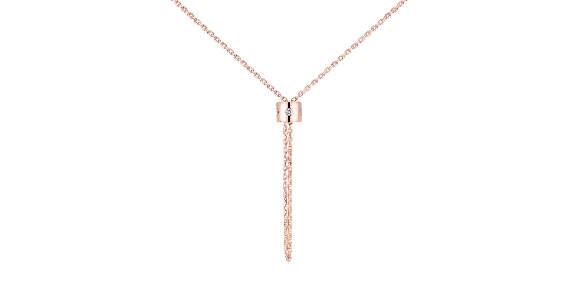 Diamond necklace Ring of Unity