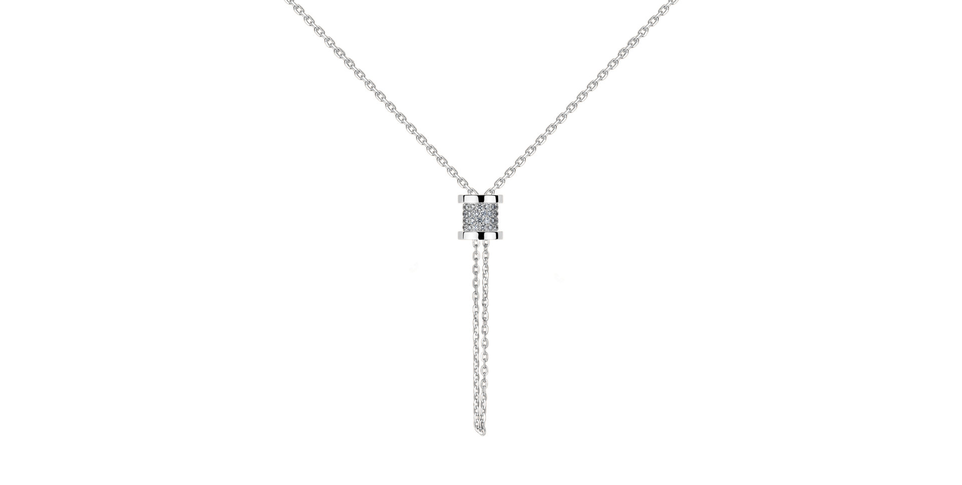 Diamond necklace Timeless Spiral