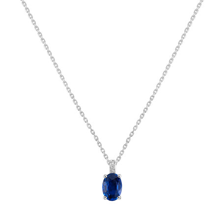 Diamond necklace with Sapphire Euphemia