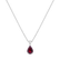 Diamond necklace with Ruby Whispers of Avalon4
