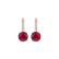 Diamond earrings with Ruby Carlo5