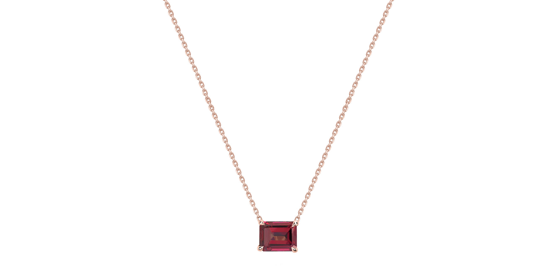 Necklace with Rhodolite Winslow