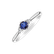 Diamond ring with Sapphire Midnight Serenity4