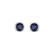 Earrings with Sapphire Shiny Dots5