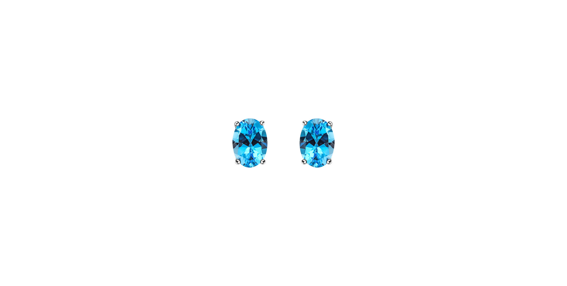 Earrings with Topaz Mystic Abyss