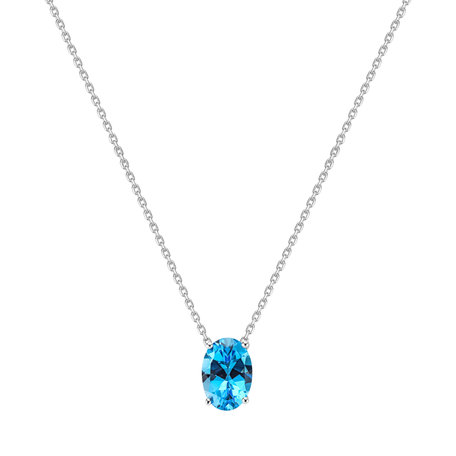 Necklace with Topaz Mystic Abyss