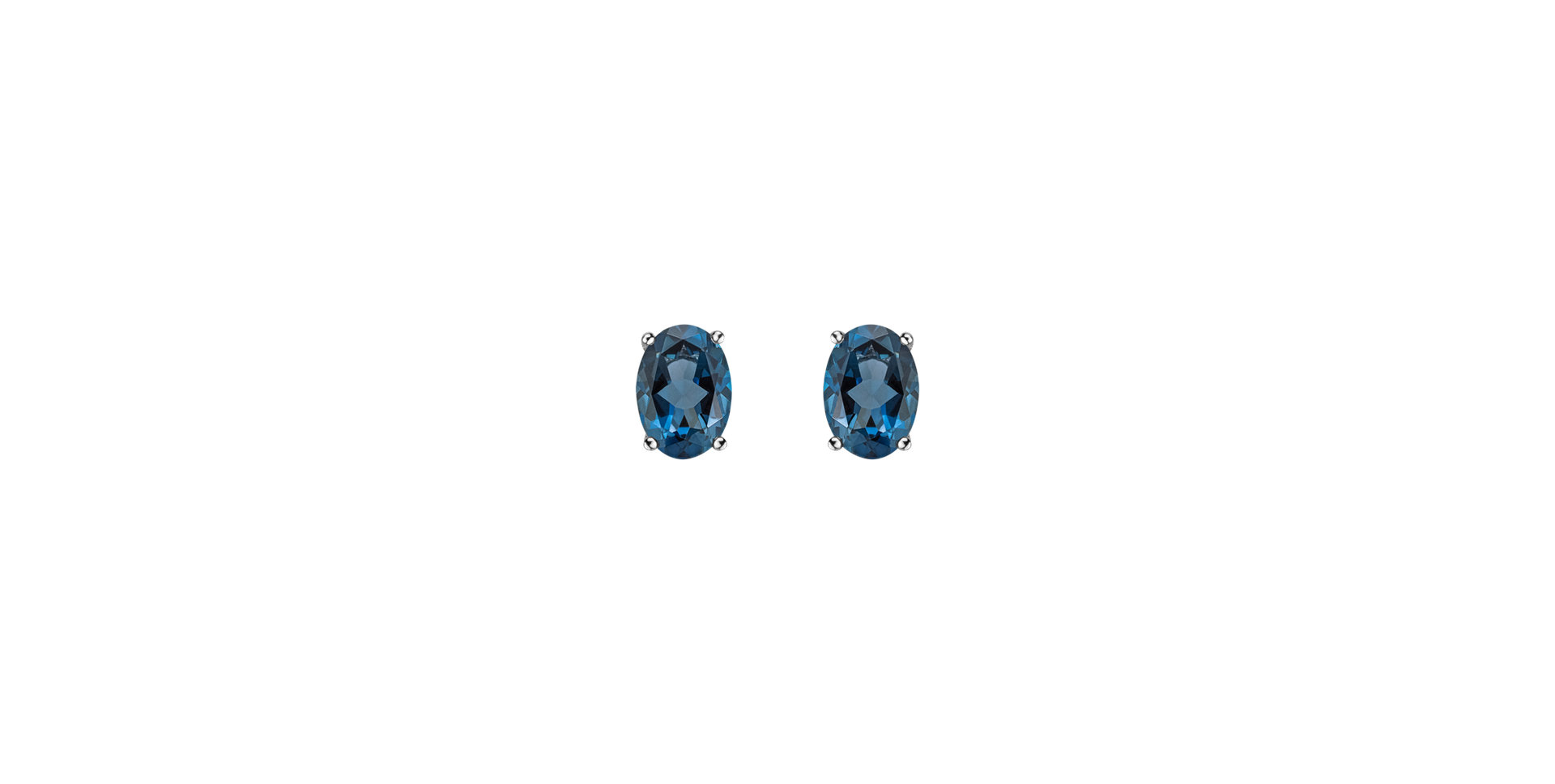 Earrings with Topaz Mystic Abyss