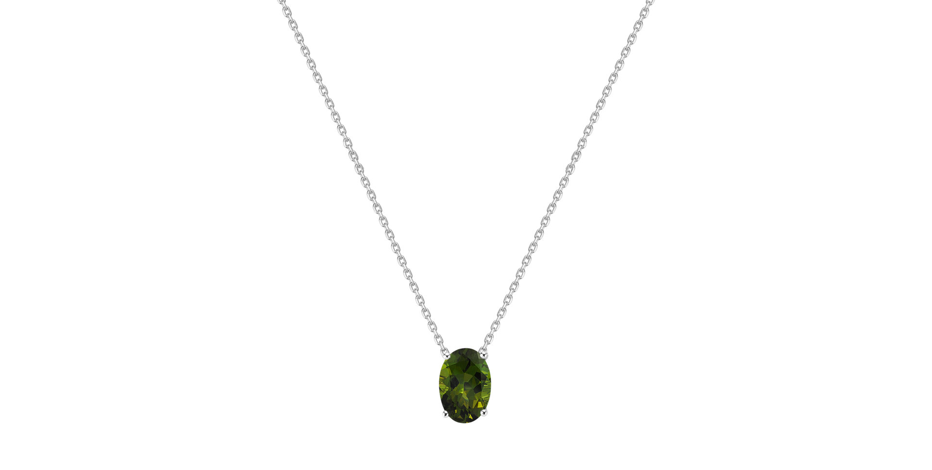 Necklace with Tourmaline Mystic Abyss