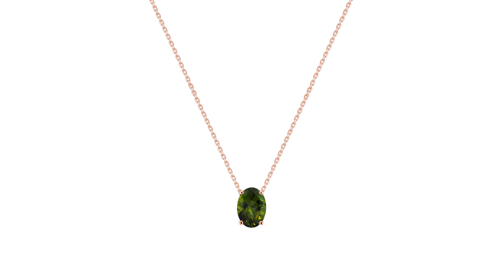 Necklace with Tourmaline Mystic Abyss