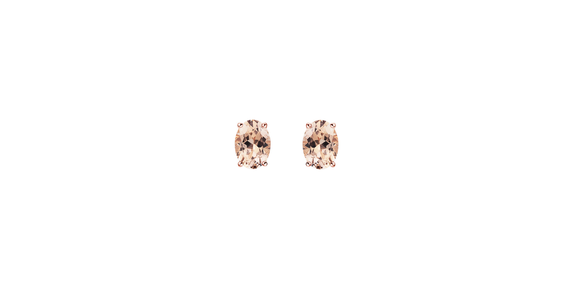 Earrings with Morganite Mystic Abyss