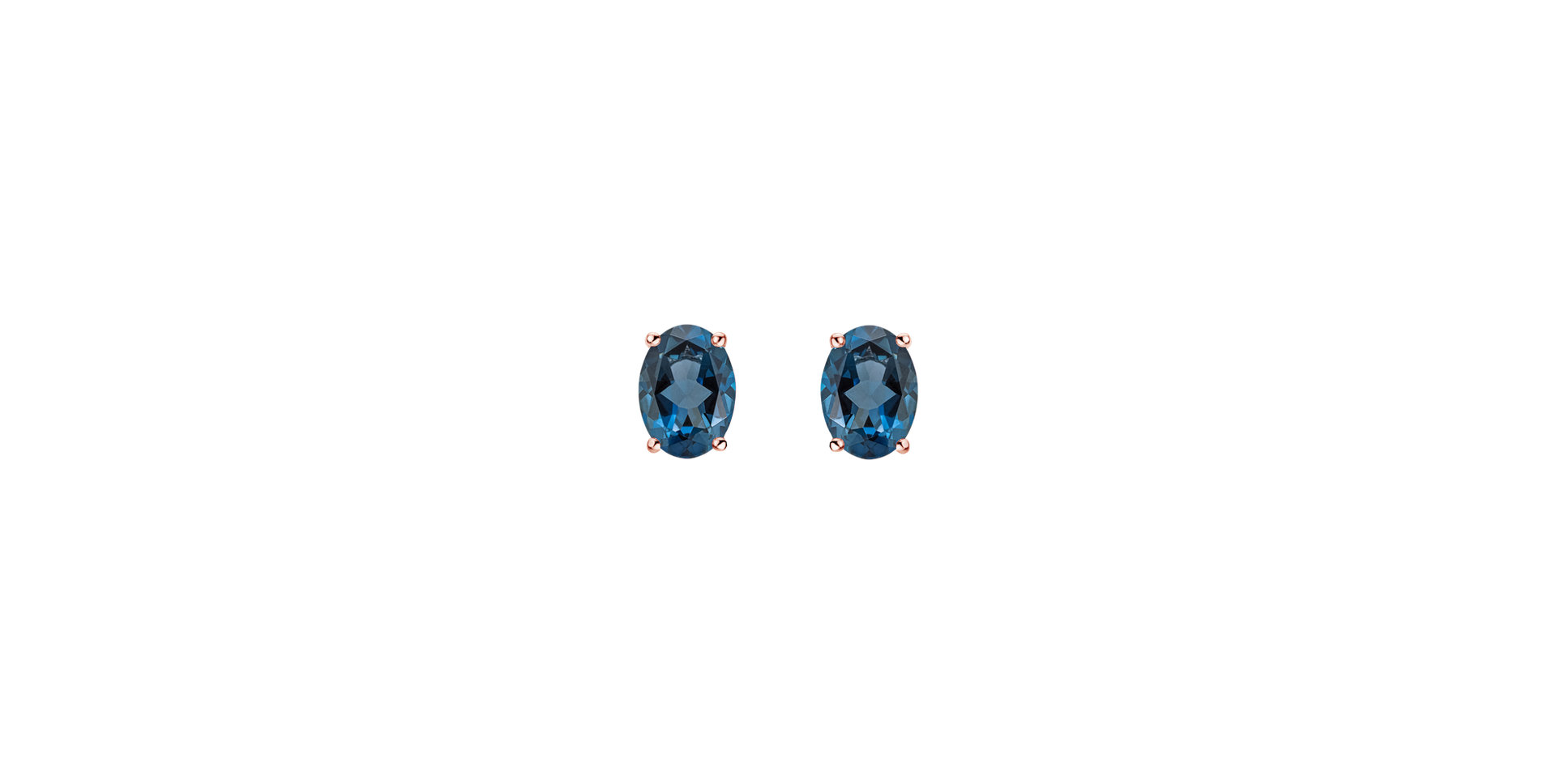 Earrings with Topaz Mystic Abyss