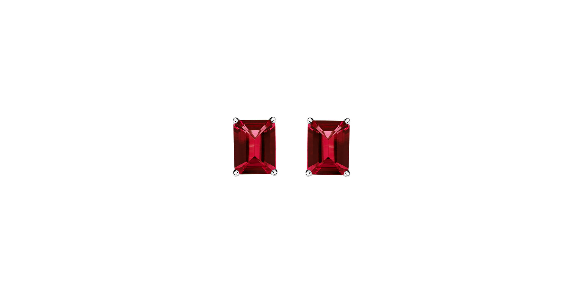 Earrings with Ruby Winslow