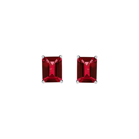 Earrings with Ruby Winslow