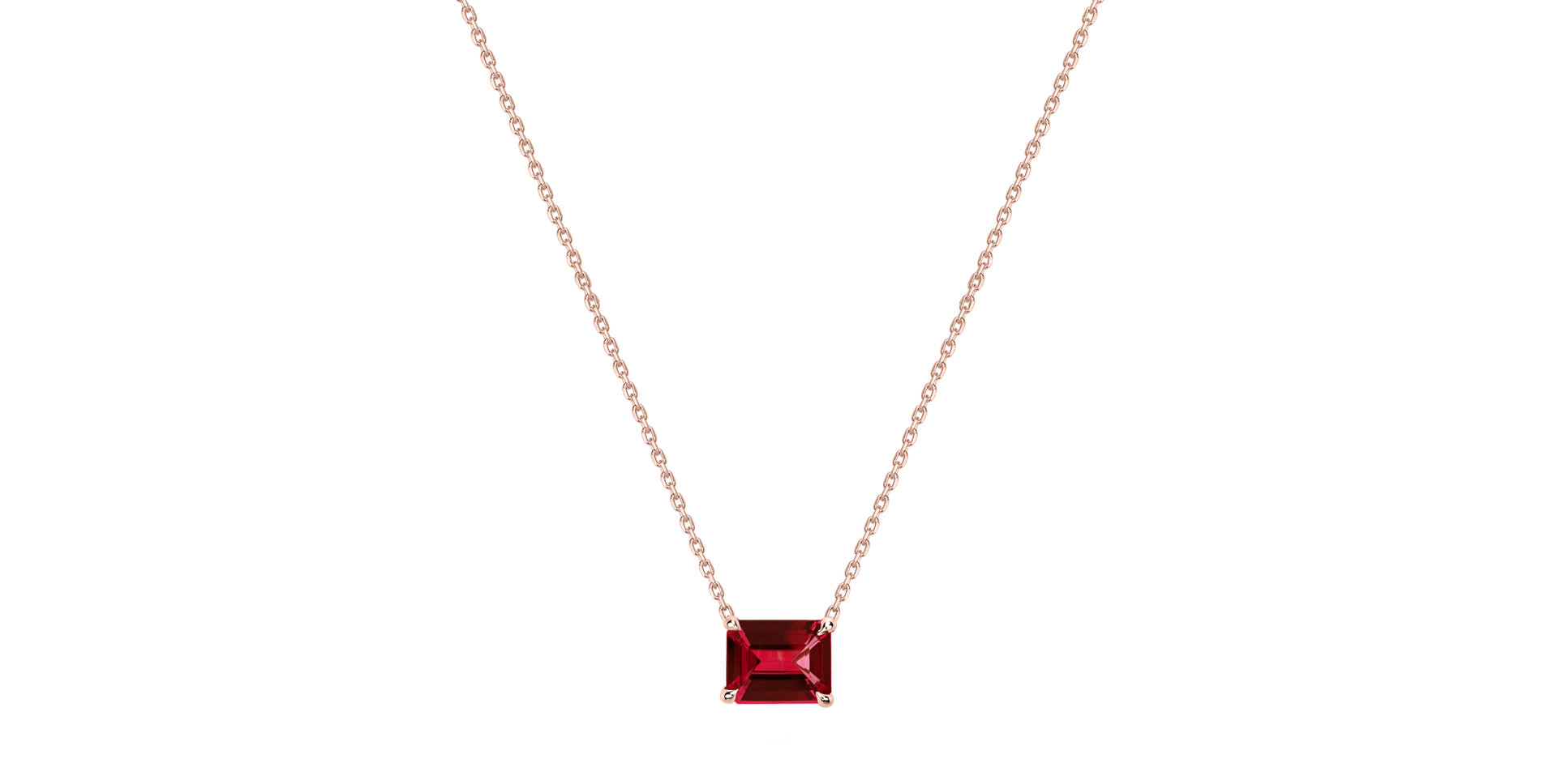 Necklace with Ruby Winslow
