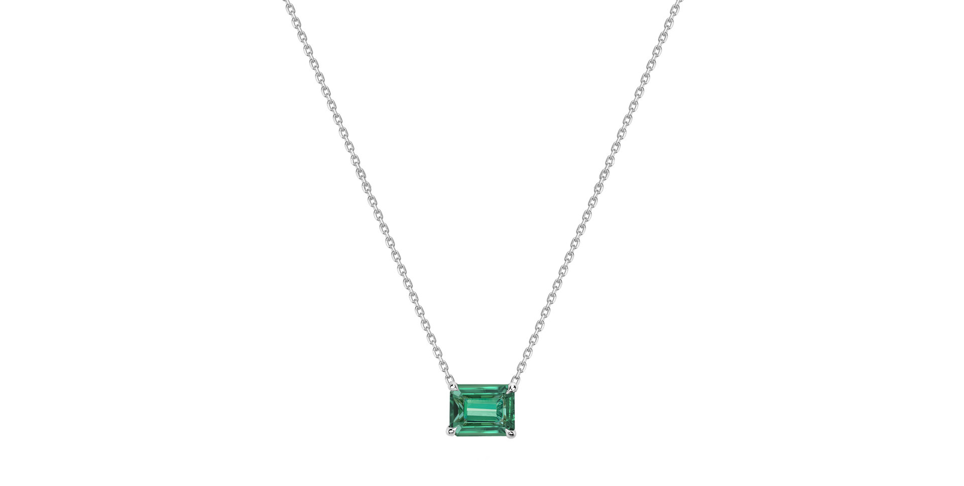 Necklace with Emerald Winslow
