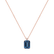 Diamond necklace with Topaz Mireth4