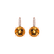 Diamond earrings with Citrine Zorabelle5