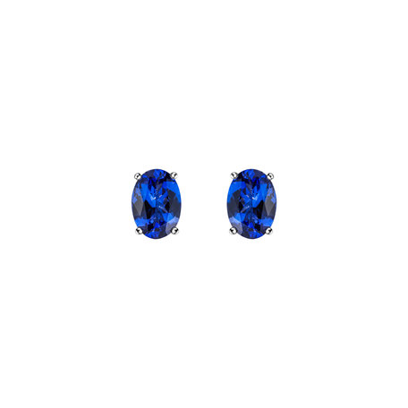 Earrings with Tanzanite Mystic Light