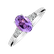 Diamond ring with Amethyst Melisandra4