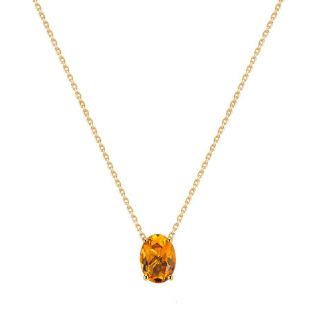 Necklace with Citrine Mystic Depth