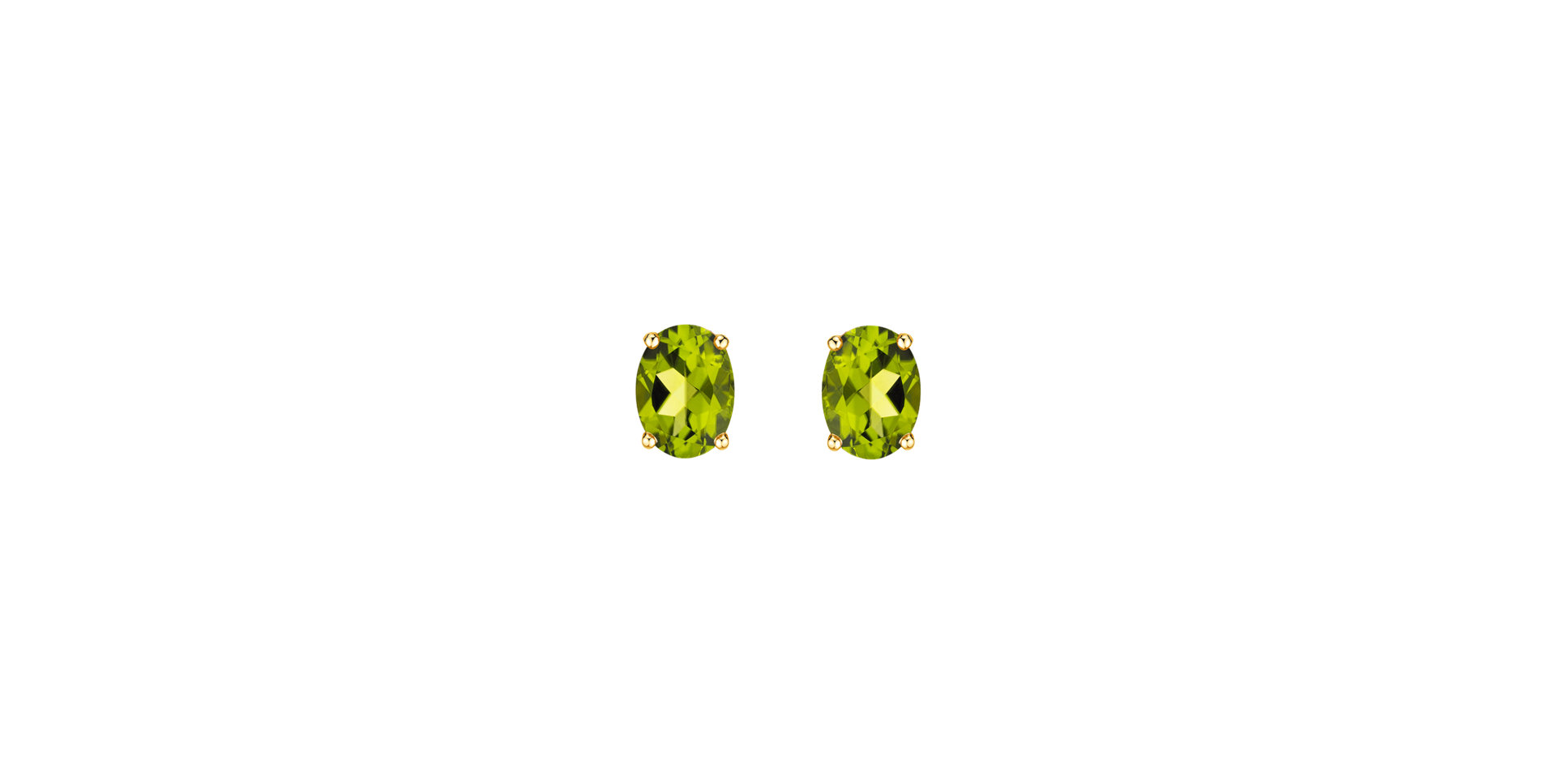 Earrings with Peridot Mystic Light