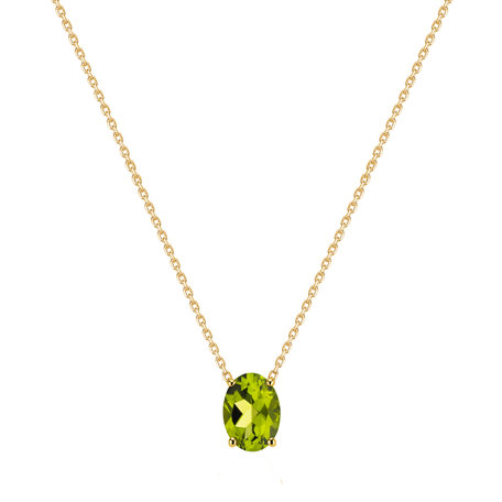 Necklace with Peridote Mystic Depth