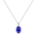 Diamond necklace with Tanzanite Asuan4