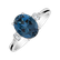 Diamond ring with Topaz Asuan4