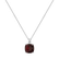 Diamond necklace with Rhodolite The Countess4